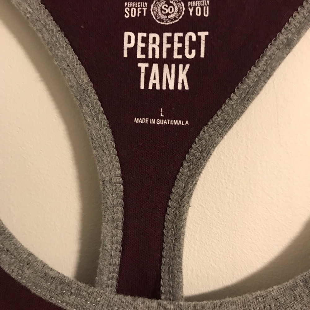 Maroon Racerback Tank Top - Picture 3 of 3